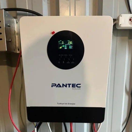 Pantec 1.6KW Yüksek Voltaj Tam Sinüs Akıllı İnverter 12V 100A MPPT Şarjlı İnverter