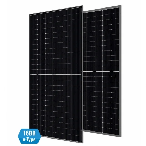 TommaTech 600 Watt Bifacial TOPCon N-Type Half Cut Güneş Paneli - Monokristal Solar Panel