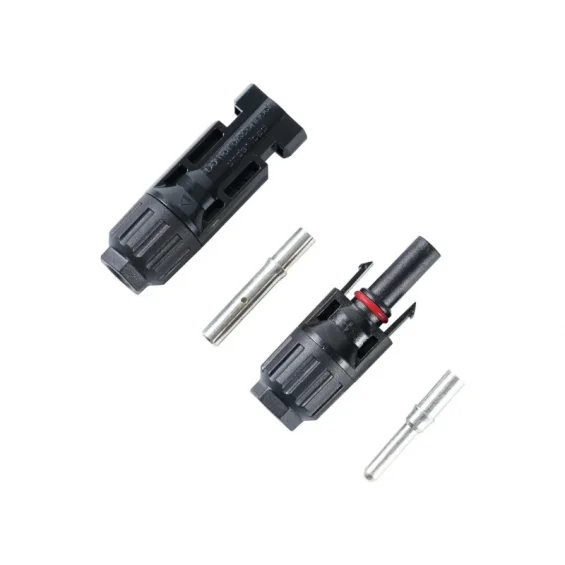 6mm 40m Kırmızı + 40m Siyah Solar Kablo ve Konnektör Set