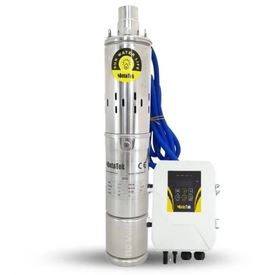 Hegel 110 Volt DC Solar Dalgıç Pompa - Max.200 Metre - Max.4.5 Ton Su