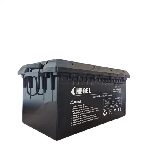 Hegel 12.8V 300Ah LiFePO4 Lityum Akü + Bluetooth