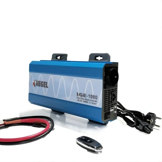 Hegel 1KW 1000 Watt 12 Volt Kumandalı + Şarjlı Tam Sinüs İnverter - Tekne ve Karavanlara Özel
