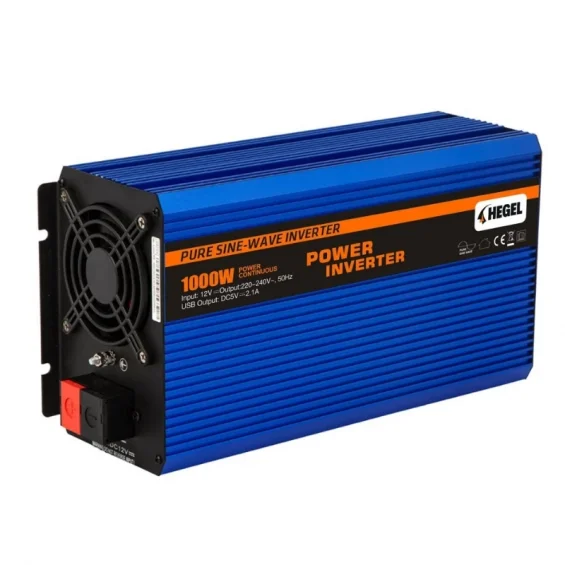 Hegel 1KW 1000 Watt 12 Volt Tam Sinüs İnverter - Karavan İnverteri