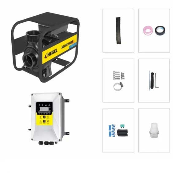 Hegel 2200 Watt AC-DC Güneş Enerjili Salyangoz Yüzey Pompası