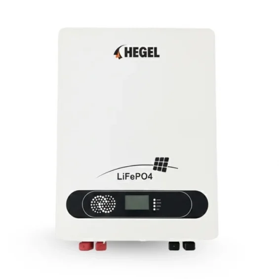 Hegel LiFePO4 Akü 51.2V 100Ah 5.12KWH Duvar Tipi Lityum Akü + Wifi