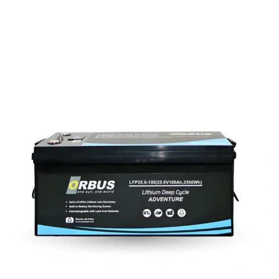 Orbus 100Ah 25.6V LiFePO4 Lityum Akü