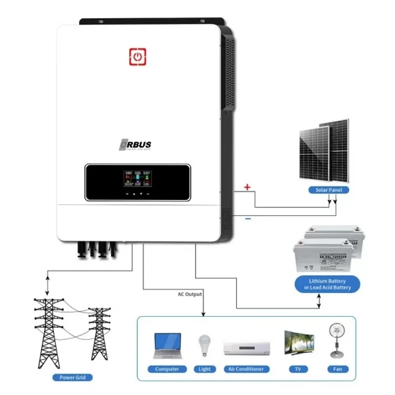 Orbus MAX 8.2KW 48V 160A MPPT Off-grid Solar İnverter