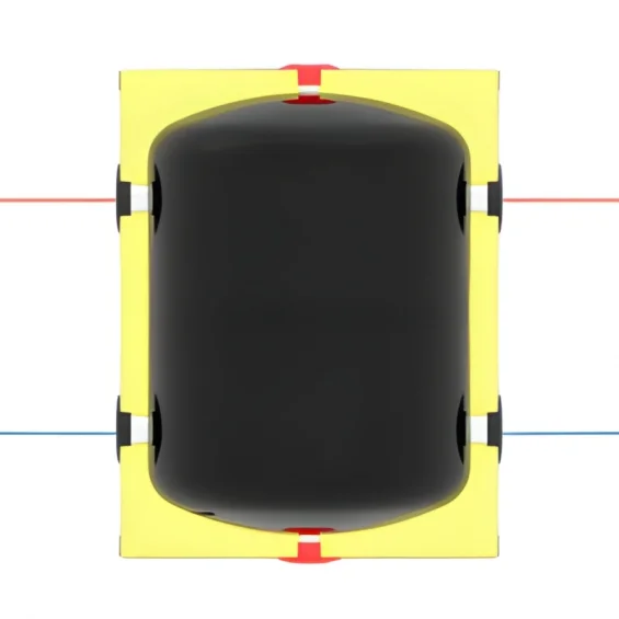 Solimpeks Solibuffer 50 Litre Kapasiteli Isı Pompası İçin Buffertank
