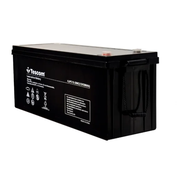 Tescom 200Ah 12V İthal Kurşun Karbon Akü