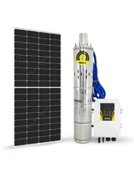 1 adet Güneş Paneli ile Çalışan 24 Volt Sulama Paketi - Max.70 Metre - Max.1.8 Ton Su