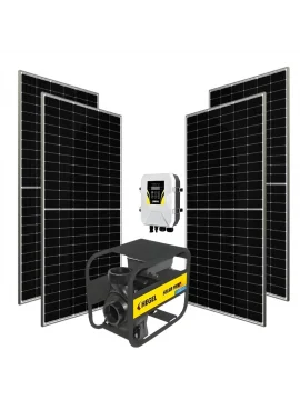 4 adet Güneş Paneli ile Çalışan 110 Volt Salyangoz Yüzey Pompalı Tarımsal Sulama Paketi
