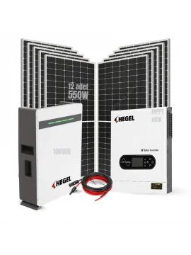 Klima Çalıştıran Enerjisi Paketi - Şebeke Elektriği ile Birlikte Çalışan Lityum Akülü Sistem