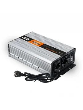 Hegel 1.5KW 1500 Watt 12 Volt Tam Sinüs Karavan İnverteri - Şebekeden Şarjlı