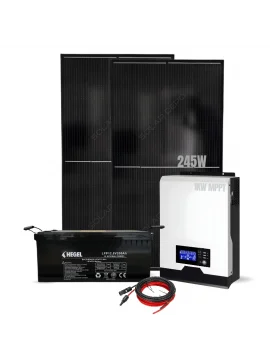 Konteyner İçin Tak-Çalıştır Güneş Enerjisi Paketi - Mini Buzdolabı + TV + Hidrofor Çalıştırır