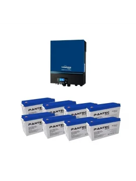 Solar Paket 7.2KWÇıkış + 8 adet Pantec 150Ah Jel akü