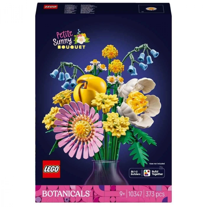 10347 Lego iconic Botanicals Pembe Çiçek Buketi 373 parça +9 yaş