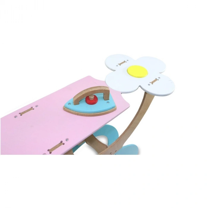 1038 Ahşap Ütü Masası Seti -Lulubere Oyuncak