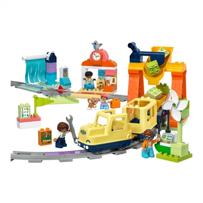 10428 Lego Duplo  Büyük İnteraktif Mahalle Treni 103 parça +3 yaş