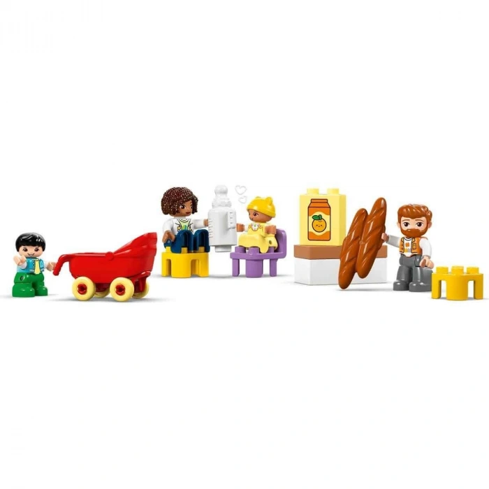 10470 Lego Duplo 3ü1 arada Figürlü Modern Aile Evi 166 parça +2 yaş
