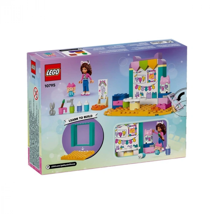 10795 Lego Gabby’s Dollhouse Gabbynin Hayal Evi Baby Box ile El Sanatları 60 parça +4 yaş