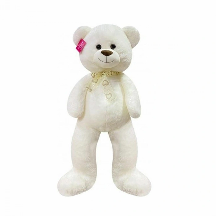 1191 Puffy Salaş Ayı 80 cm Beyaz -Selay