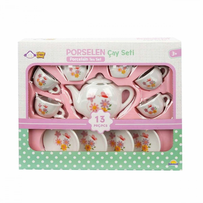 1501 Porselen Çay Seti 13 Parça -Sunman