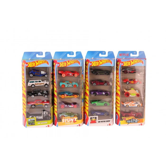 1806 Hot Wheels Beşli Araba Seti