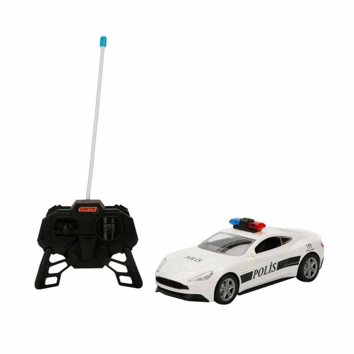 20357 Uzaktan Kumandalı Suncon Işıklı Polis Arabası 21 cm