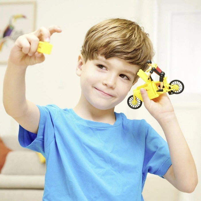 203747020 Dickie DHL Delivery Setfreewheel Delivery vehicle packaging statio