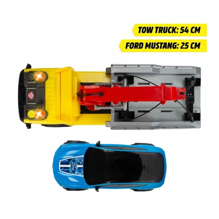 203749039 Giant Tow TruckVolvo FMX freewheel light sound manual crane and