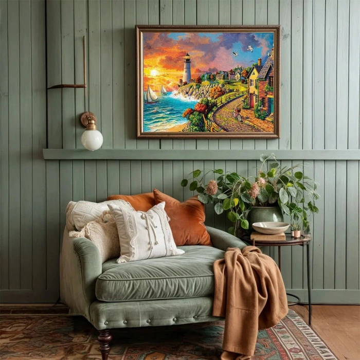 20758 PUZZLE 1000 LİGHTHOUSE BY THE SEA