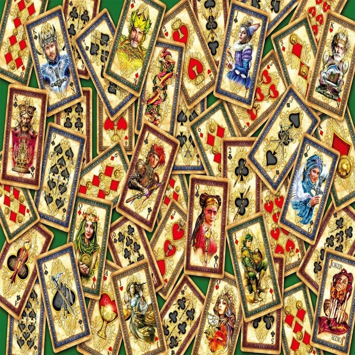 20845  PUZZLE 1000 Fantasy Playing Cards