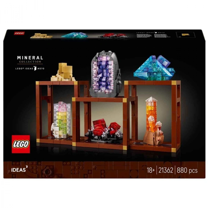 21362 Lego ideas Mineral Koleksiyonu 880 parça +18 yaş