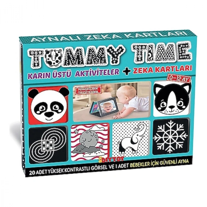 2304 Tummy Time Aynalı Zeka Kartı - Dıy Toy