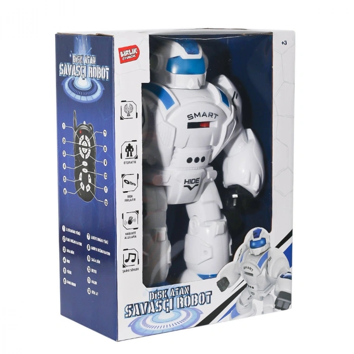 27115 Kumandalı Disk Atan Süper Robot -Birliktoys