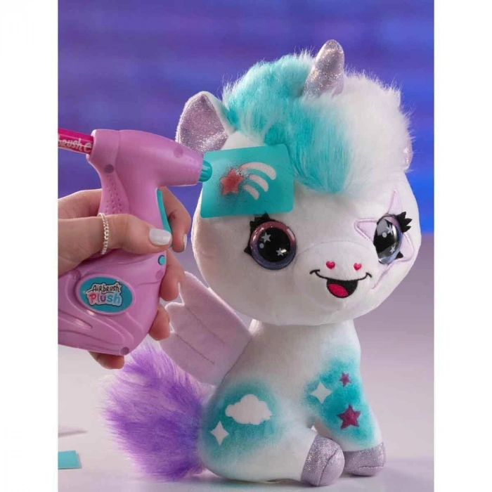 28788 Airbrush Peluş Karanlıkta Parlayan Sihirli Unicorn -Sunman