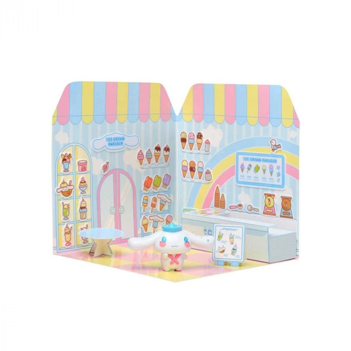 30001 SUN-CMS-OYUN SET STICKER HOUSE FOOD COURTS KUROMI CINNAMOROLI H KITTY MY