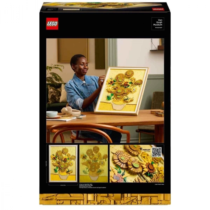 31215 Lego icons - Art Vincent van Gogh – Ayçiçekleri 2615 parça +18 yaş