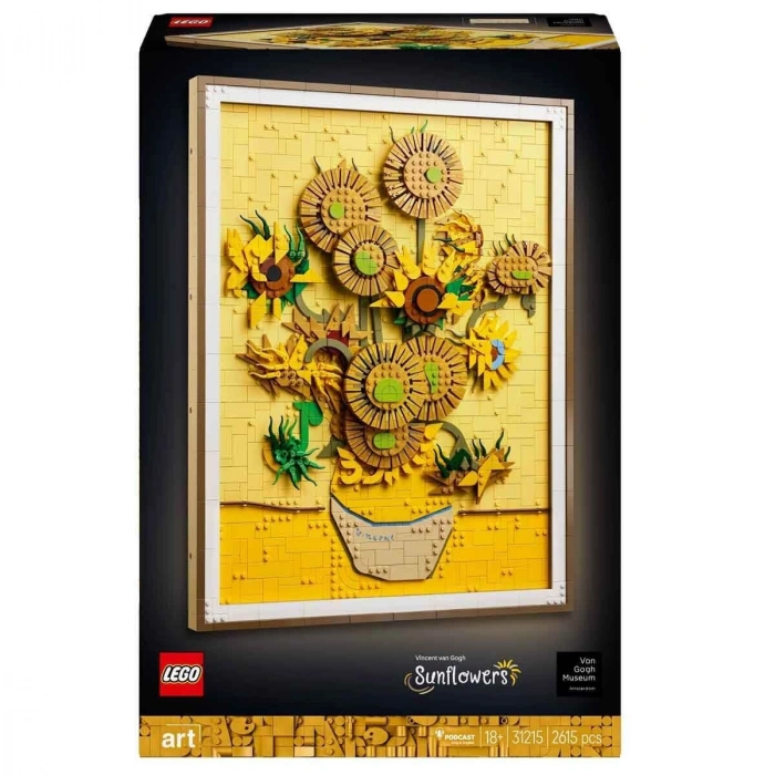 31215 Lego icons - Art Vincent van Gogh – Ayçiçekleri 2615 parça +18 yaş