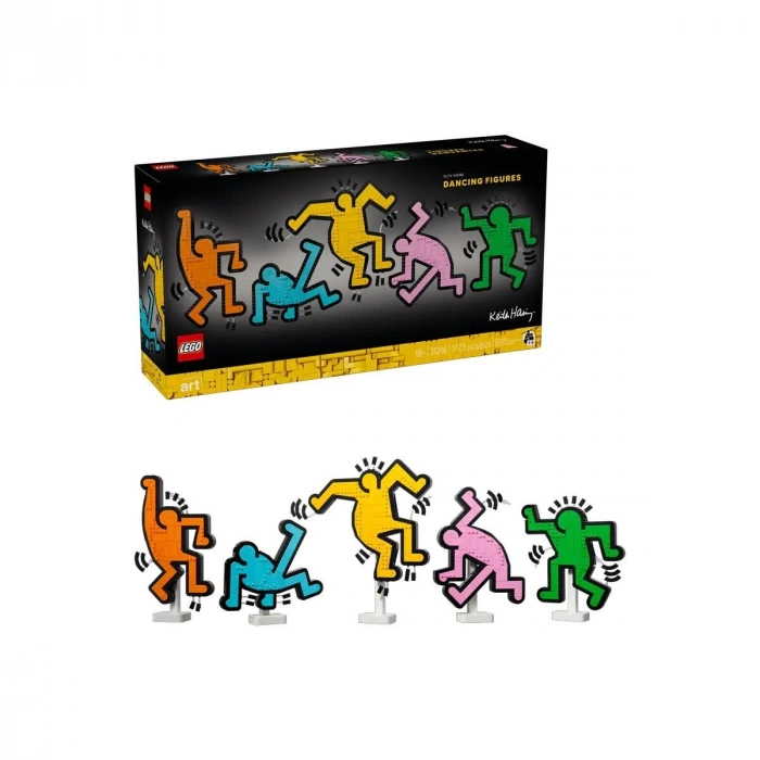 31216 Lego icons - Keith Haring – Dans Eden Figürler 1773 parça +18 yaş