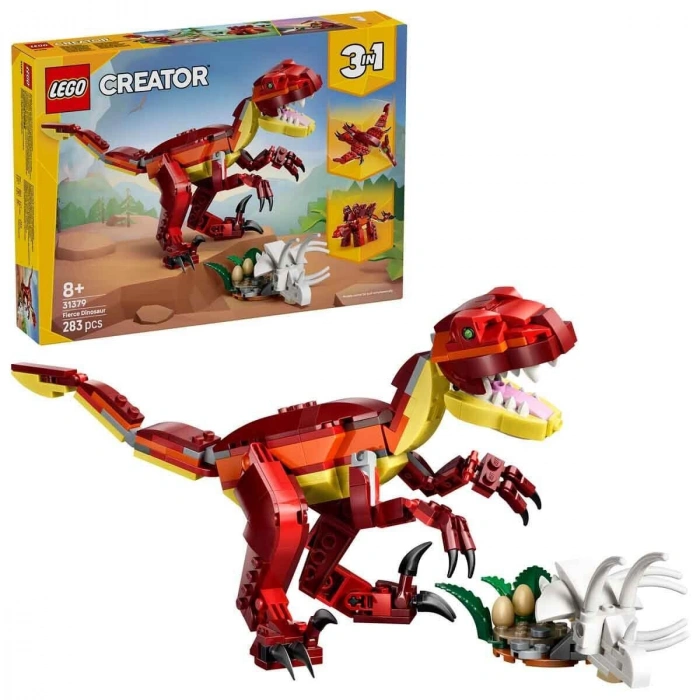 31379 Lego Creator 3in1 Vahşi Dinozor 283 parça +8 yaş