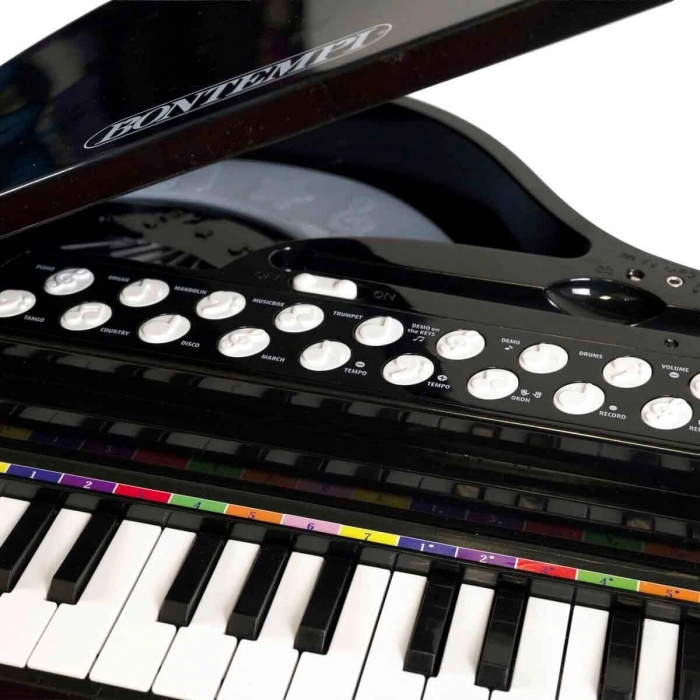 33546 SUN-BNT-PİYANO ELEKTRONİK MİKROFONLU TABURELİ IŞIKLI