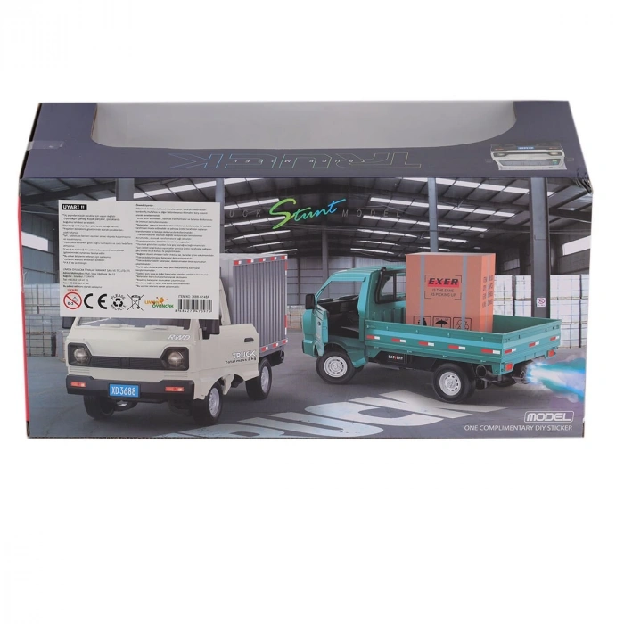 3688-G148A Şarjlı Kumandalı Duman Atan Kamyon