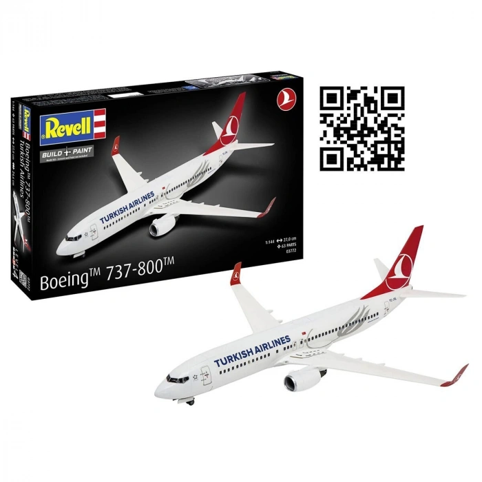 3772 Revell - Turkish Airlines Boeing 737-800 Maket Kiti