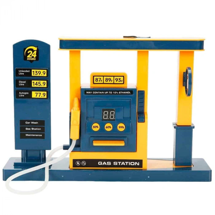 41627 SUN-ZHC-CRN-RC ARABA BENZİN İSTASYONLU DUMAN PÜSK 2 4GHZ SES IŞIK