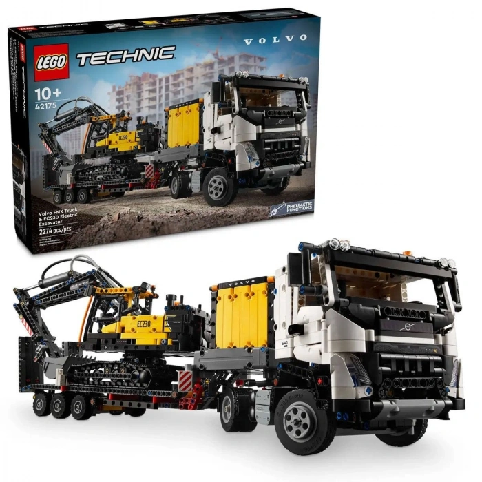 42175 Lego Technic Volvo FMX Kamyon ve EC230 Elektrikli Ekskatör 2274parça+10yaş