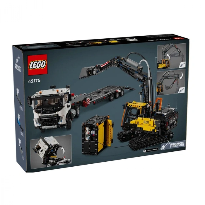 42175 Lego Technic Volvo FMX Kamyon ve EC230 Elektrikli Ekskatör 2274parça+10yaş