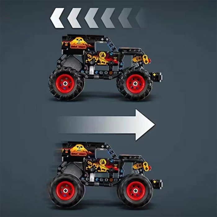 42219 Lego Technic Monster Jam Grave Digger 263 parça +7 yaş