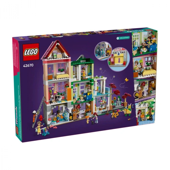 42670 Lego Friends Heartlake Apartman ve Mağazalar 2040 parça +12 yaş