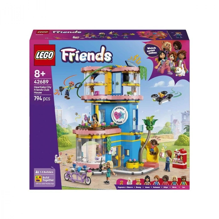 42689 Lego Friends Heartlake - Friends Kulüp Evi  794 parça +8 yaş